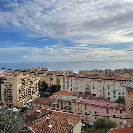 Villawoho Spacious Terraces, Panoramic Seaview In Quiet Area Apartman Menton
